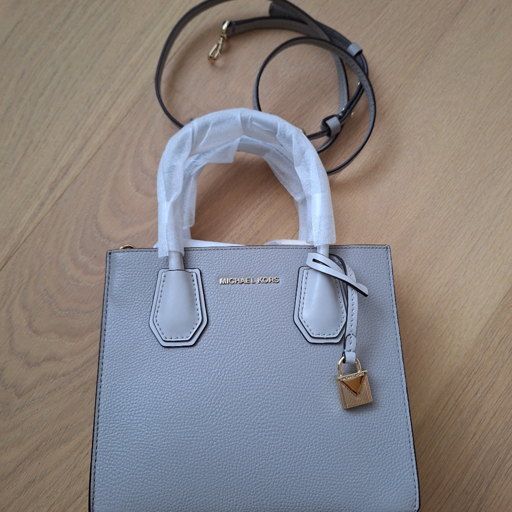 Nwt Michael Kors Mercer Medium Accordion Messenger Retail Store Style